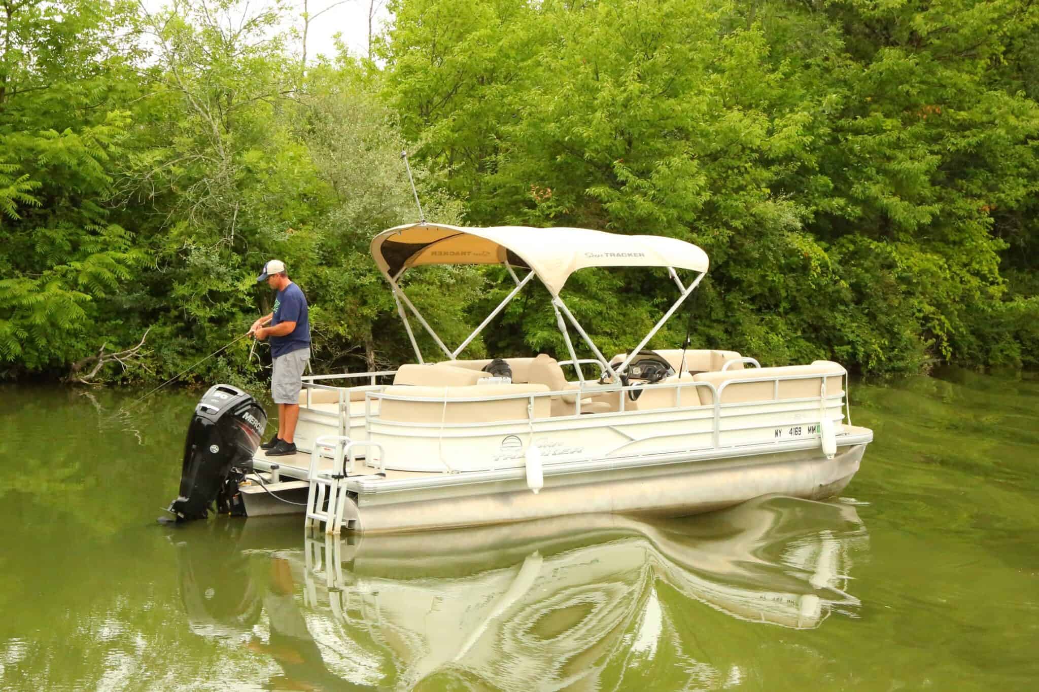 Guide to Fishing From a Pontoon Boat (Pros and Cons)